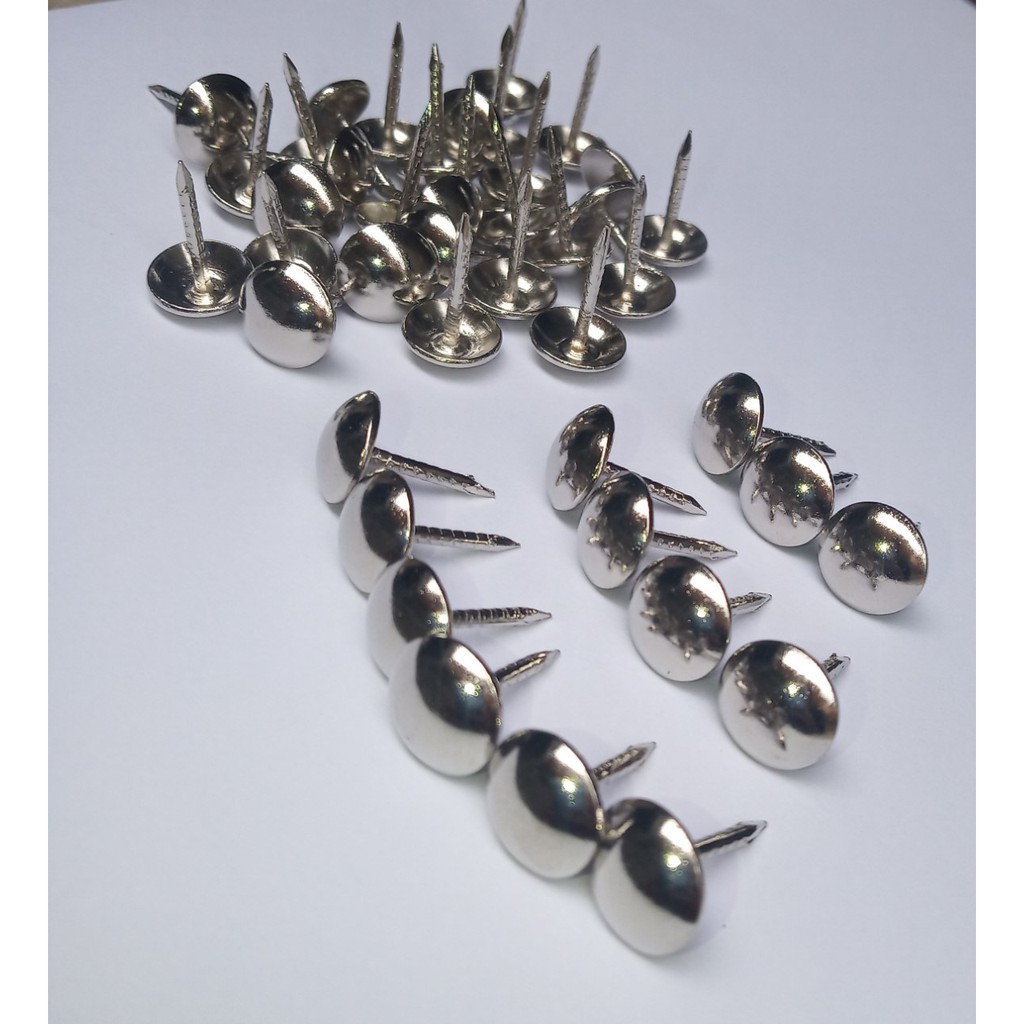 Tachinhas Tachas Prata Para Madeira, Capitone D10mm em Oferta na Shopee