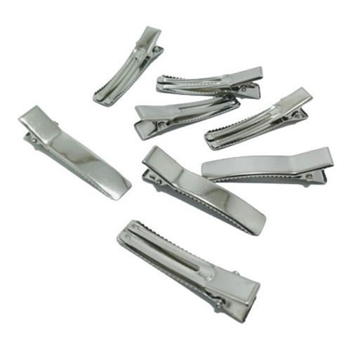 100 Bico Pato Jacare Vazado Ponta Quadrada 3,5cm