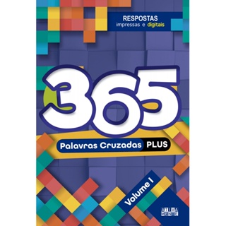 Livro - 365 Palavras cruzadas plus - volume I - Capa comum - Ativamente em Oferta na Shopee