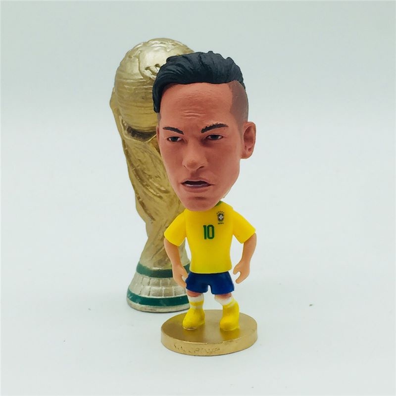 Bonecas De Futebol Jogador Brasil Neymar Jr Figuras Ronaldo Cafu Carlos Pato Willian Coleções Presente