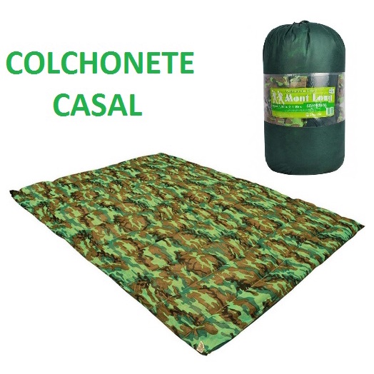 Colchonete Casal Acampamento Colchão Casal Camping em Oferta na Shopee