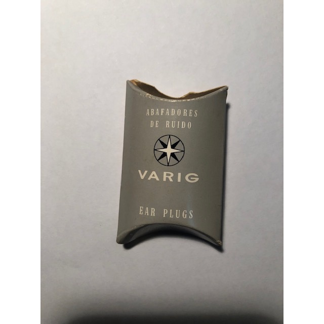 Abafadores de Ruido Varig Original Plug Ouvido Memorabilia - Item Vintage para Colecionadores