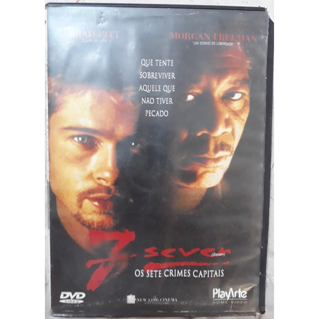 Dvd 7 Seven Os Sete Crimes Capitais Brad Pitt Morgan Freeman