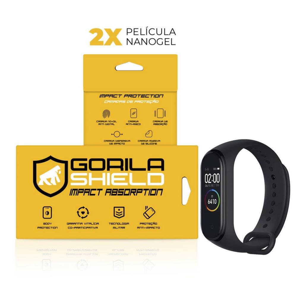 Película de Nano Gel Dupla para Xiaomi Mi Band 4 - Gorila Shield