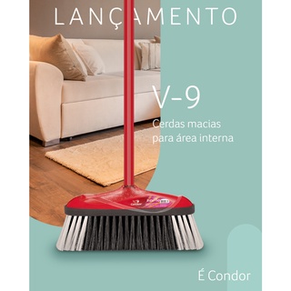 Vassoura pelo Uso Interno cerdas macia condor v-9