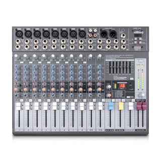 Mesa de som e interface USB Arcano AMIX-12 em Oferta na Shopee