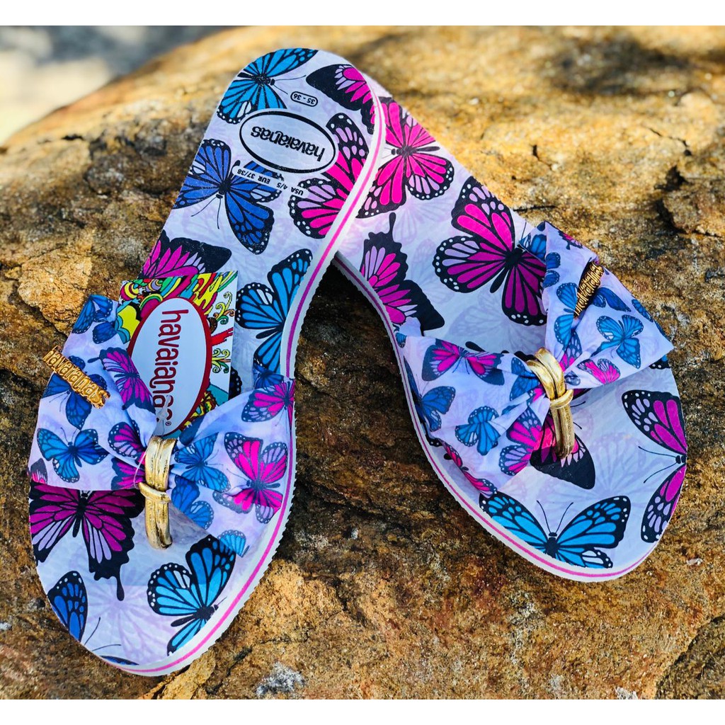 Chinelo de store pano feminino havaianas