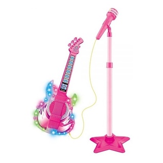 Guitarra Com Microfone Pedestal Rock Show - 5893