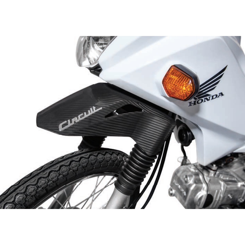 Paralama Dianteiro Carbon Honda Pop 100 E Pop 110 Circuit
