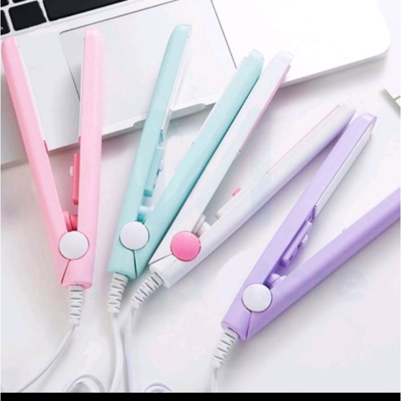 Mini Prancha Alisadora e Modeladora - Portátil - Bivolt - Mini chapinha de cabelo