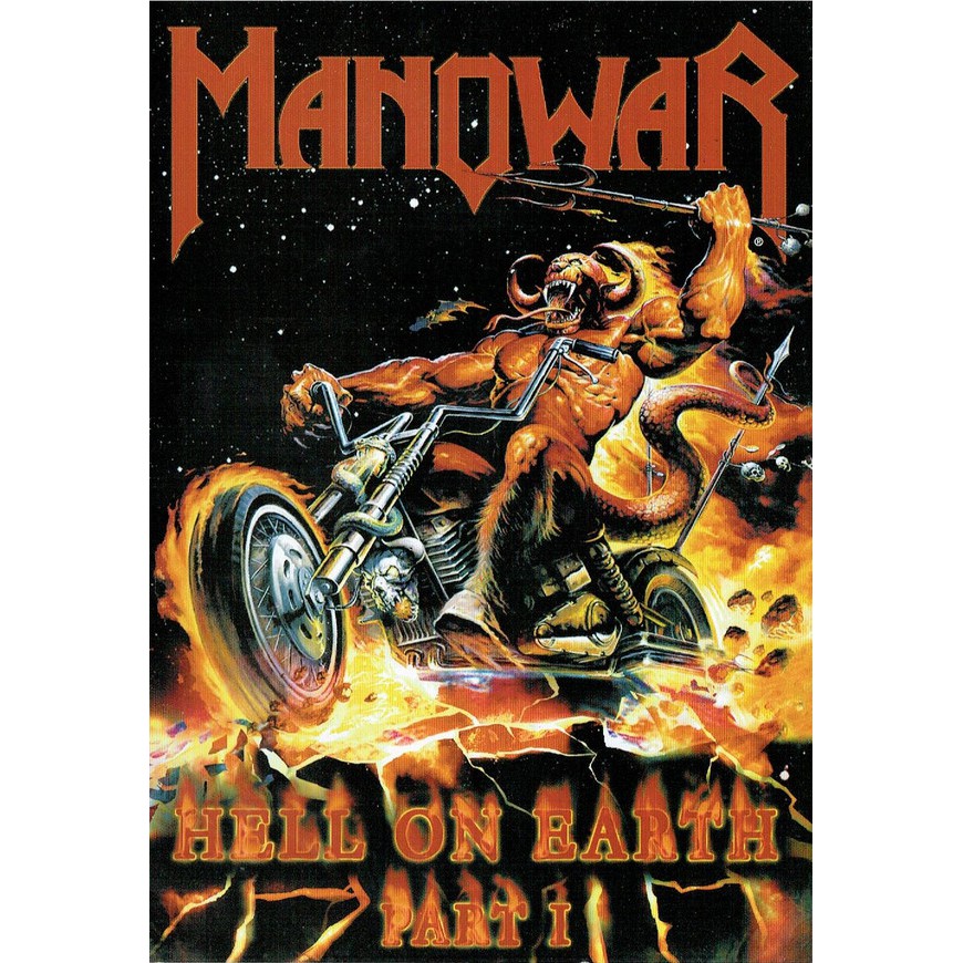 DVD Manowar - Hell Earth - Part 1 - Lacrado - Importado Shopee Brasil