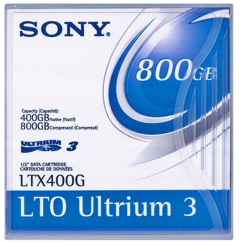 Fita LTO Ultrium 3 Data Cartridge 800GB LACRADA Sony