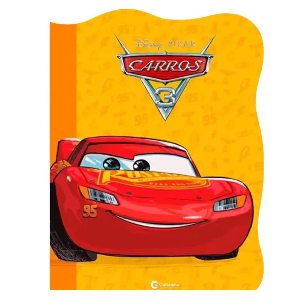 Livro ilustrado - Carros 3 - 1 unidade - Disney - Rizzo