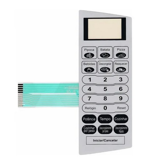 Membrana Teclado Microondas Home Leader 17px03 17px05
