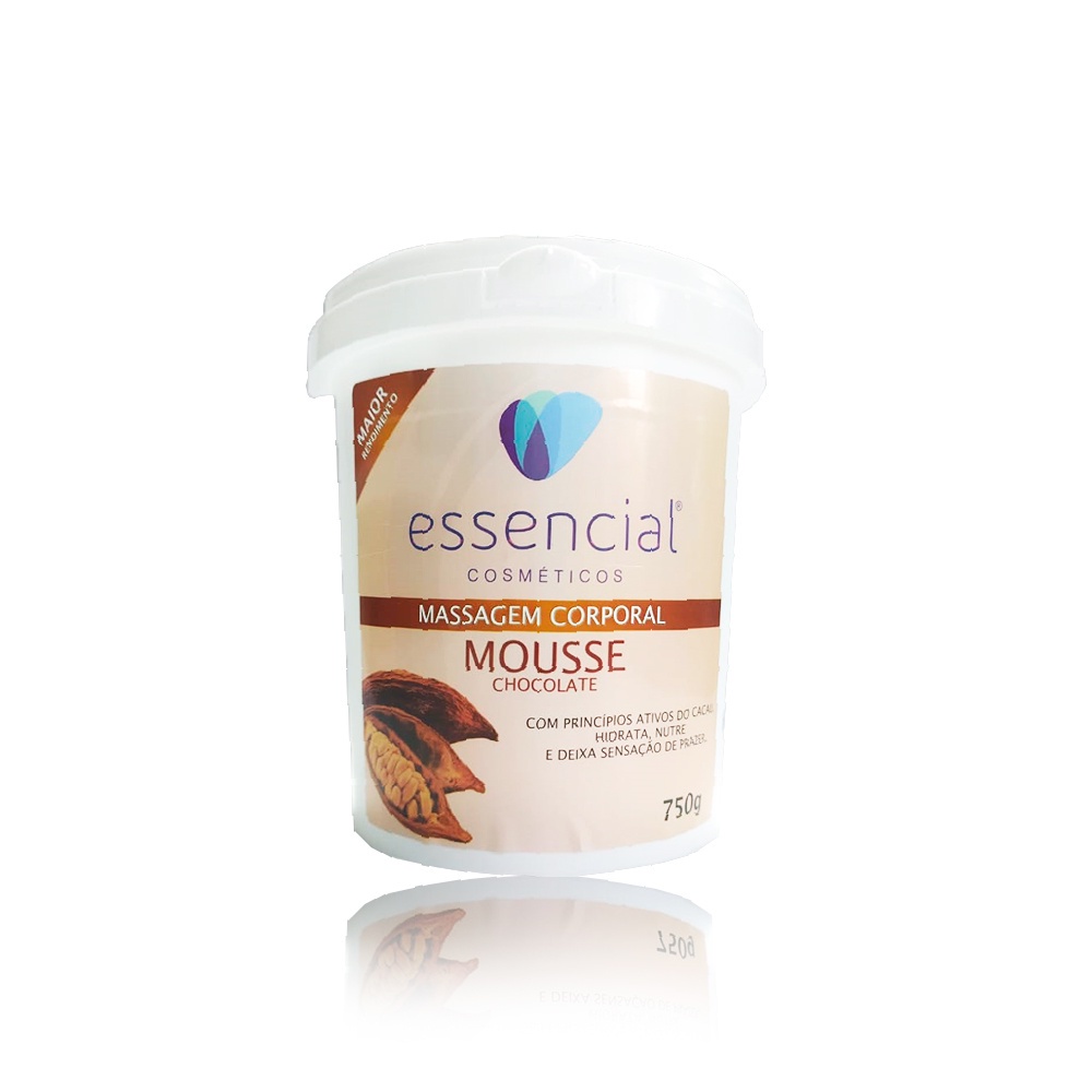 Mousse Massagem Corporal De Chocolate 750g Essencial Shopee Brasil 8448