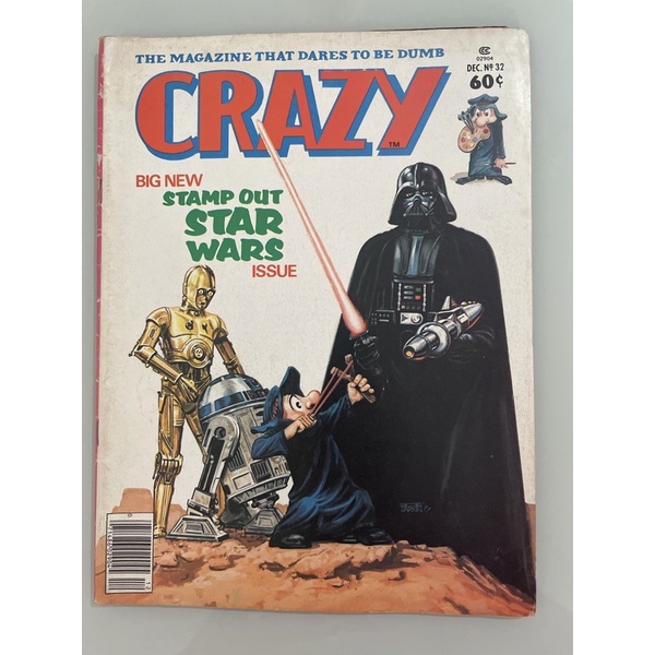 Revista rara gibi em inglês Star Wars Crazy hq