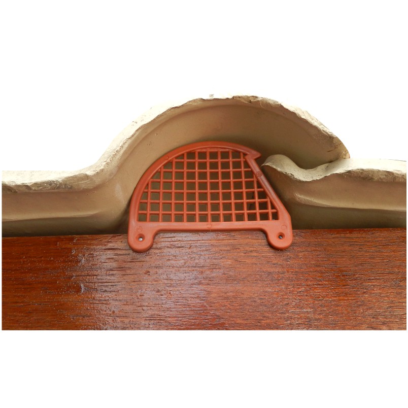 Kit Passarinheira Grade Ventilada Para Telha Portuguesa 25 Unidades (5m)