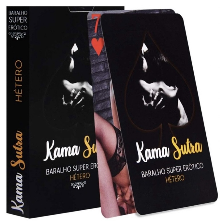 Baralho Copag Kama Sutra Com 52 Cartas Posições Sexuais Shopee Brasil 8845