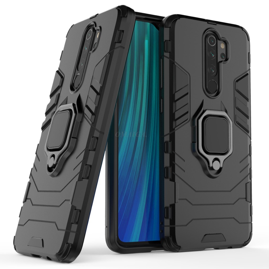 Capa De Celular Resistente Com Suporte Magnético Ironman Para Xiaomi Redmi Note Pro Redmi