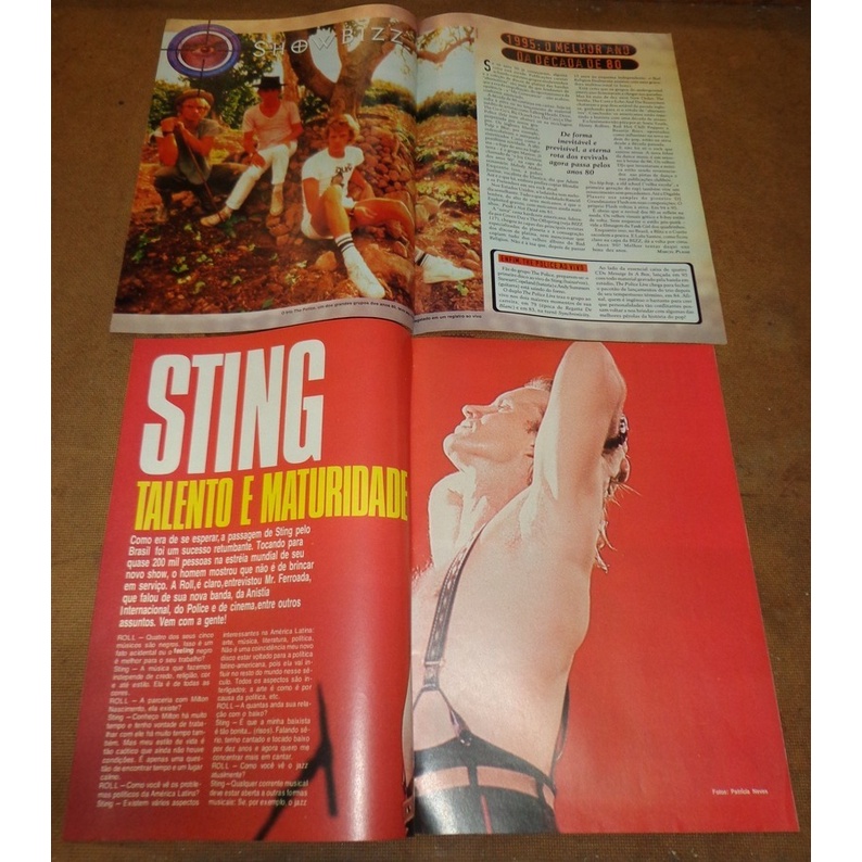 Sting e The Police _ Lote 03 de Muitos Recortes