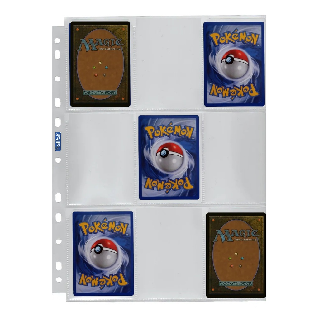 Refil Plástico 20 Folhas Para Cartões E Cards Pokemon Magic Gpk