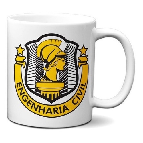 Caneca Personalizada Engenharia Civil Presente Profissões