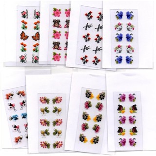 100 Adesivos de Unha 3d Pelicula Artesanal Top Nail Art Mão Brinde em Oferta na Shopee