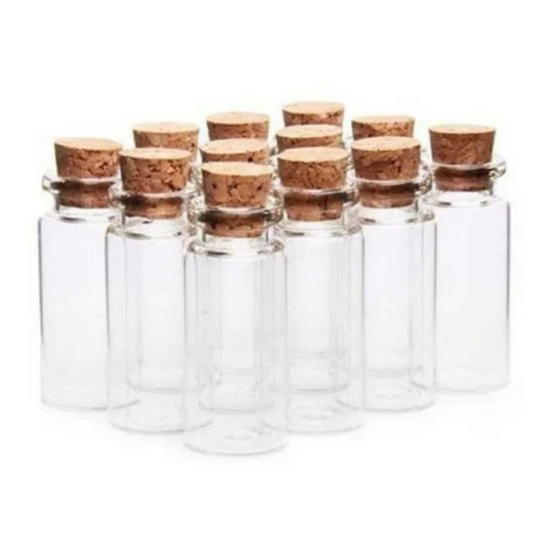 Frasco Penicilina com tampa cortiça 1ml 3ml 6ml 10ml