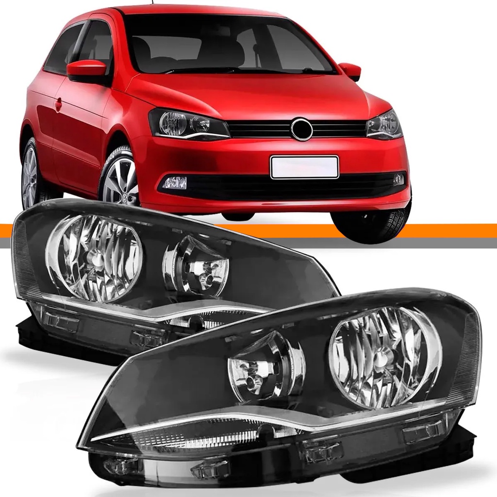 Par Farol Voyage G6 13 2014 2015 16 Foco Duplo Mascara Negra