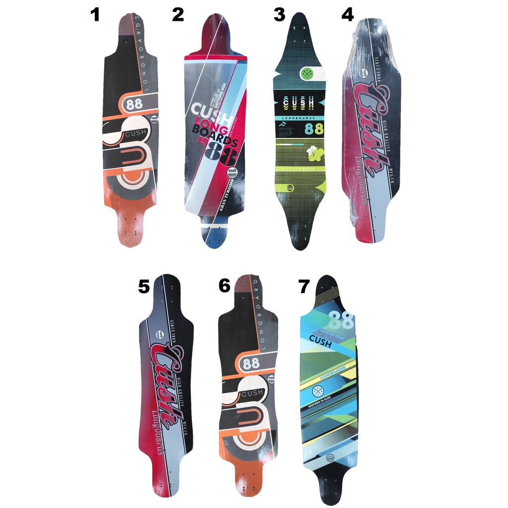 Shape Cush Longboard Skate Top Mount #A - Long Board Marfim Nota Fiscal incluida NF