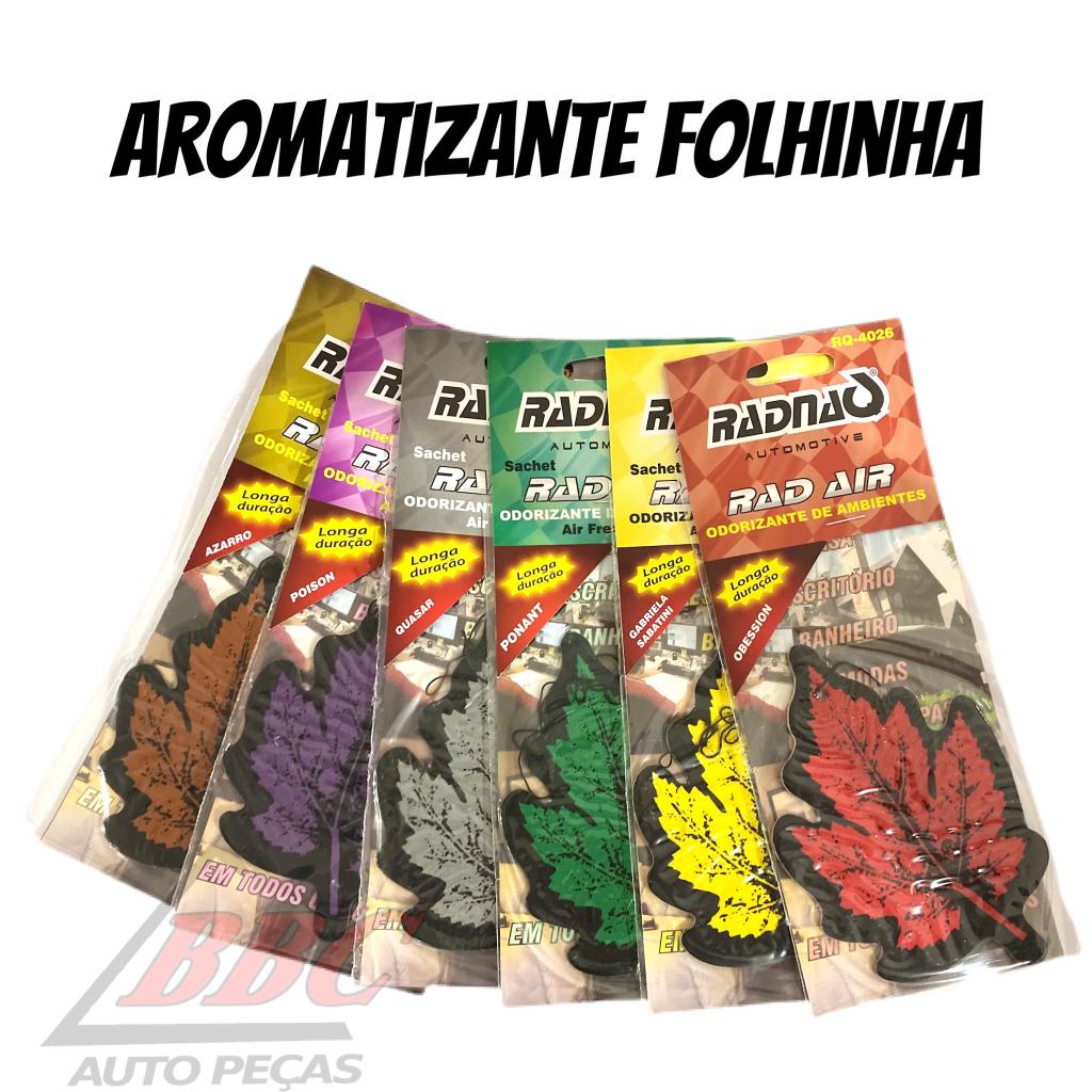 Aromatizante Odorizador Folhinha Automotivo Vários Aromas em Oferta na Shopee