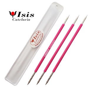 3 Palito unha Isis Cutelaria Original Rosa
