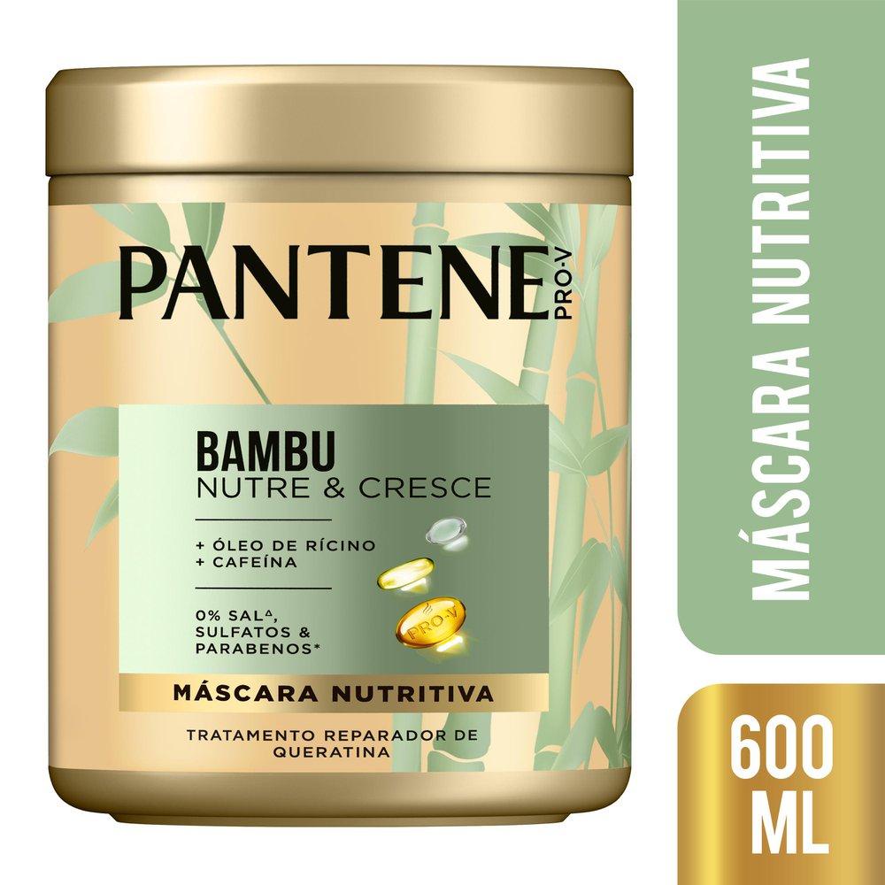 Máscara de Tratamento Pantene Bambu 600ml em Oferta na Shopee