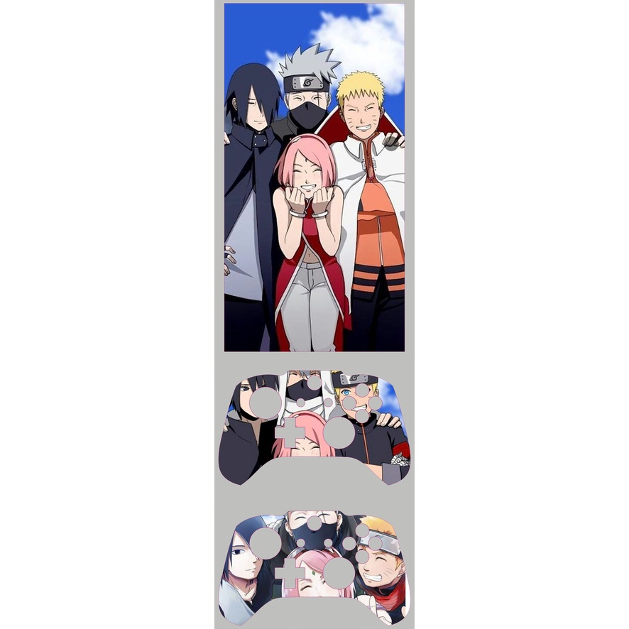Skin Adesiva Xbox One S All Digital Naruto