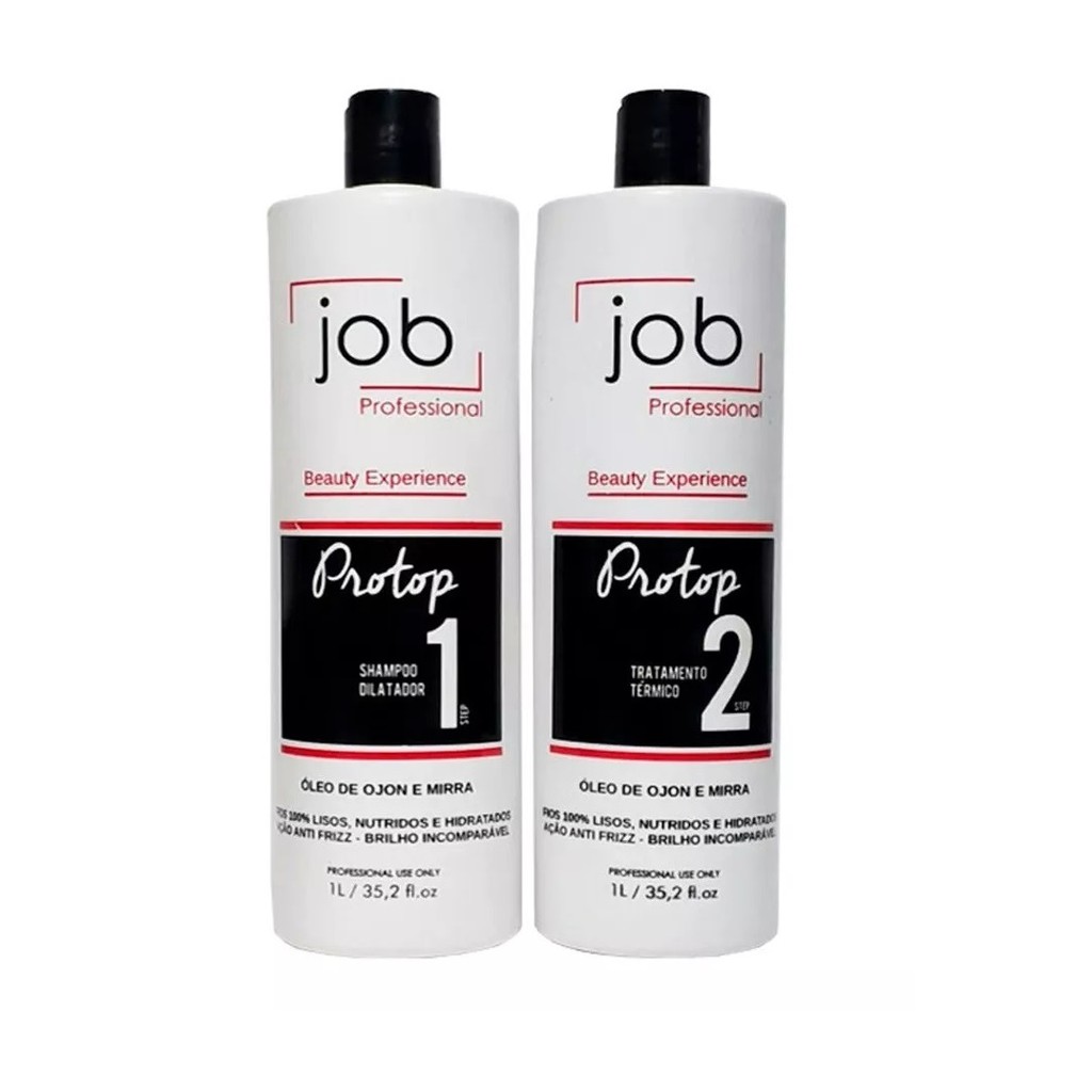 Kit Escova Progressiva Job Hair 2x1litro