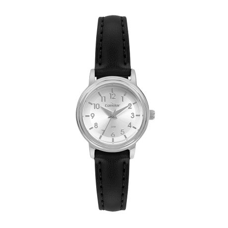 Relogio Condor Feminino Prata Pulseira Couro Copc21aebc/2k em Oferta na Shopee