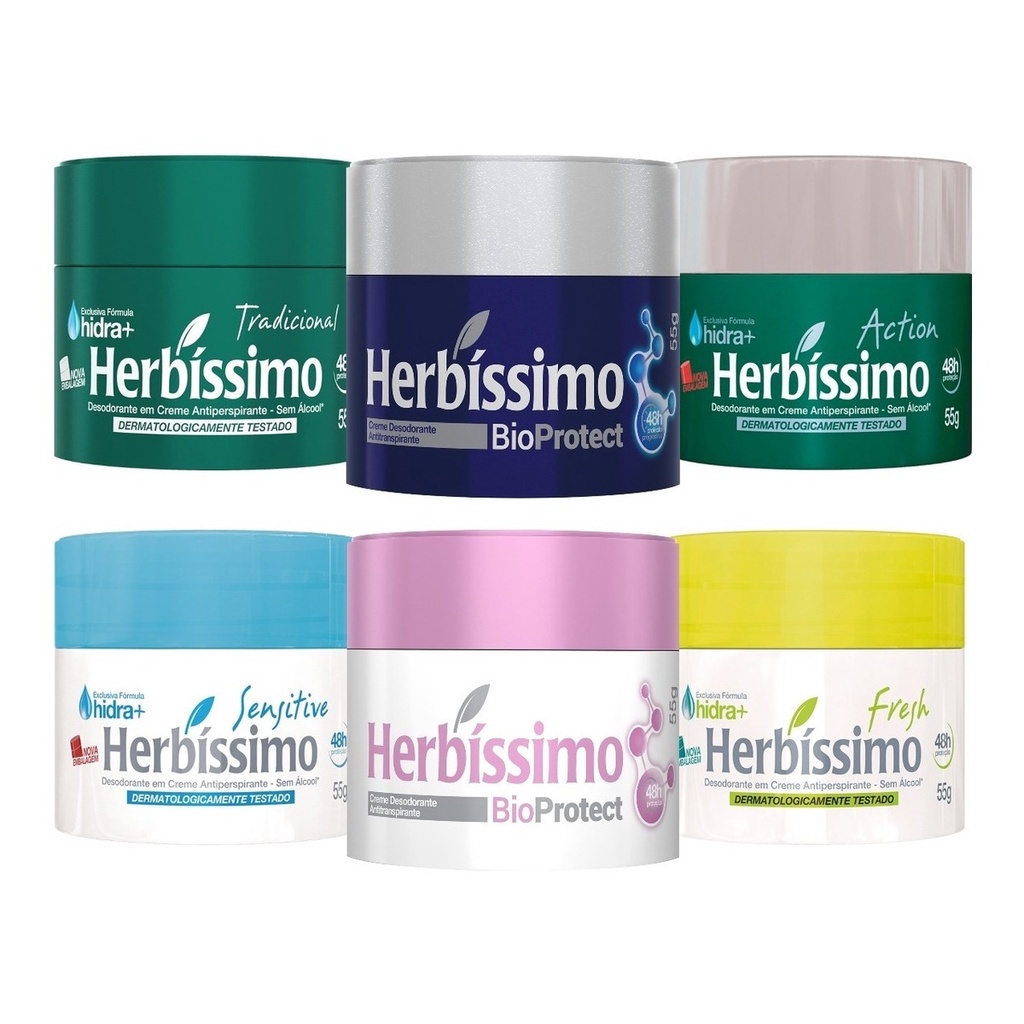 Desodorante Herbissimo Creme G Opcoes A Escolher Shopee Brasil