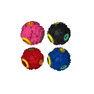 Kits 2 Unidades Bola Porta Petisco Ração Para Cachorros Brinquedo Pet AM33