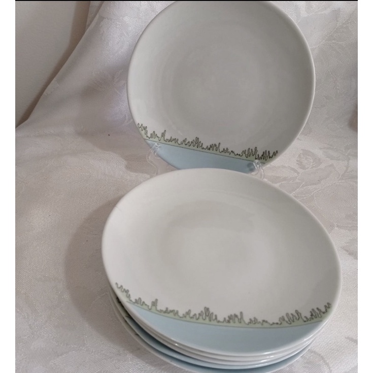 Pratos para sobremesa  em Porcelana Pozzani