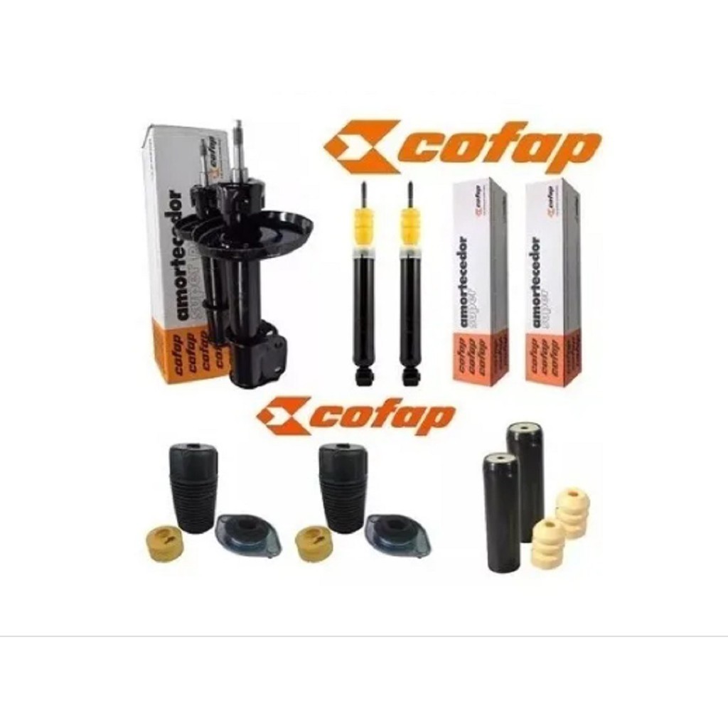 4 Amortecedores Cofap + Coxim Batente Corsa/celta em Oferta na Shopee