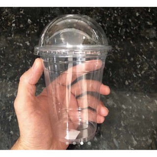 10 copo bolha DARNEL 473 ml tampa bolha sem furo pet ( Chocobraz ) em Oferta na Shopee