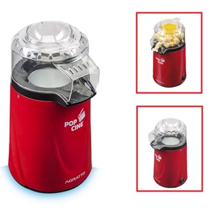 Pipoqueira Elétrica Pop Cine Sem Óleo Com Dosador Vermelha 1200W Agratto em Oferta na Shopee