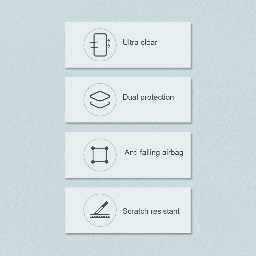 Nillkin Nature Pro TPU Capa Para iPhone 13 Phone Case Ultra Fina E Transparente À Prova De Choque Tampa Traseira Macia - detalhe