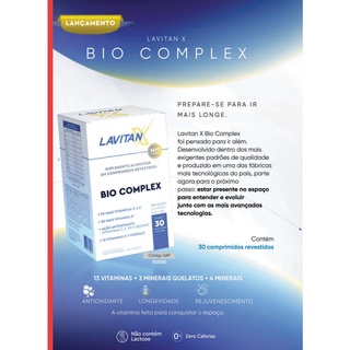 Lavitan X - Bio Complex C/ 30 Comprimidos | Shopee Brasil