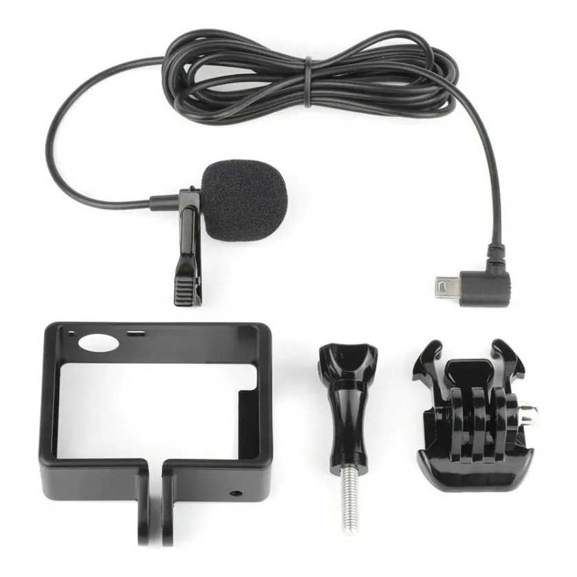 Case Armação Moldura Frame P/ Gopro Hero 3 3+ 4 + Microfone