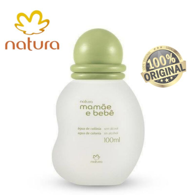 Água de Colônia Natura mamãe bebê - 100ml ou 50ml | Shopee Brasil