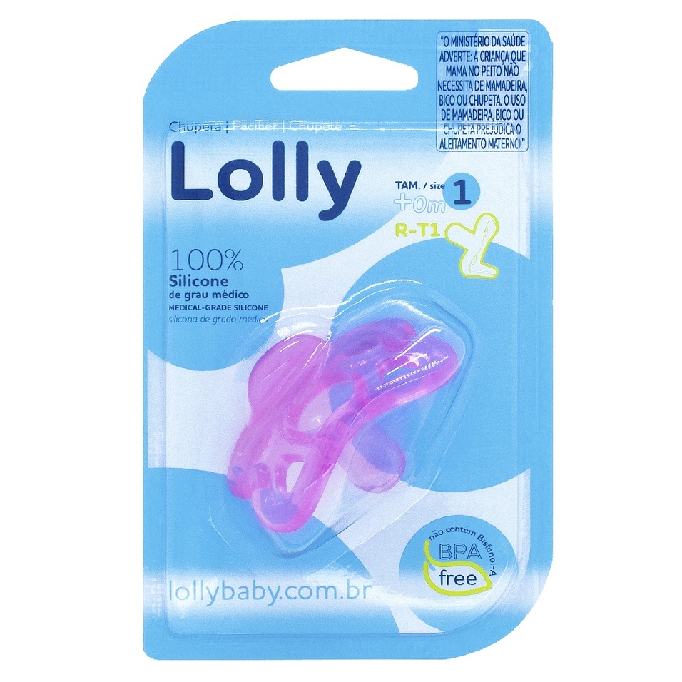 Chupeta Special Silicone Redonda Tamanho1 Rosa