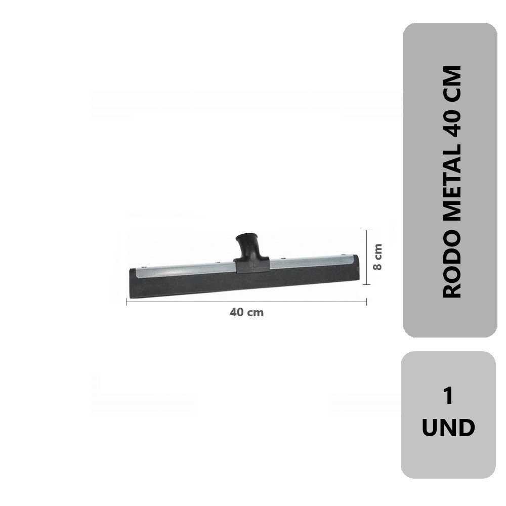 1 Rodo de Metal 40cm EVA Duplo Reforçado Sem Cabo Limpeza Doméstica Profissional Pisos Molhados em Oferta na Shopee