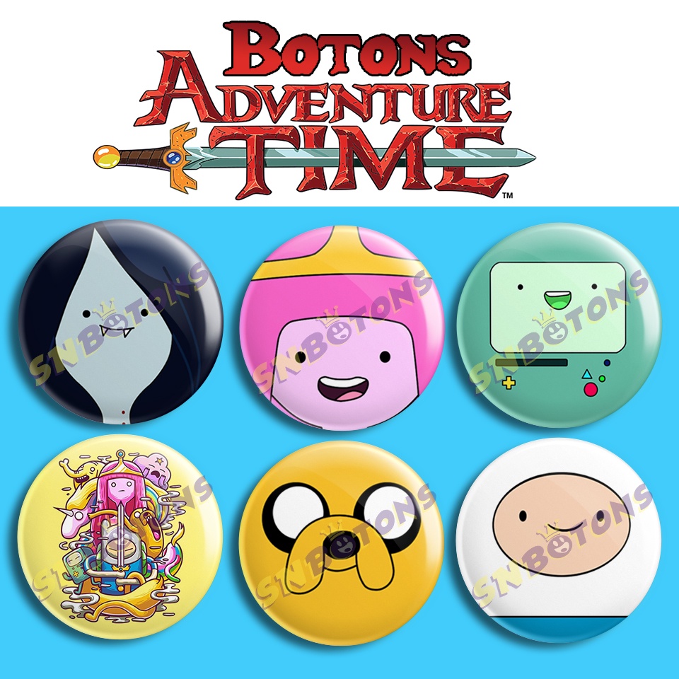 Até 15 Botons Bottons Hora de Aventura Marceline Princesa jujuba finn jake bmo fionna rei gelado