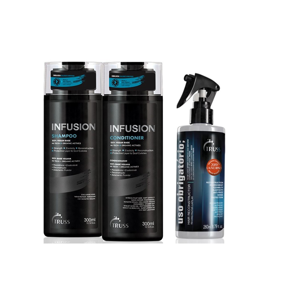 Truss Infusion Shampoo e Condicionador e Uso Obrigatório